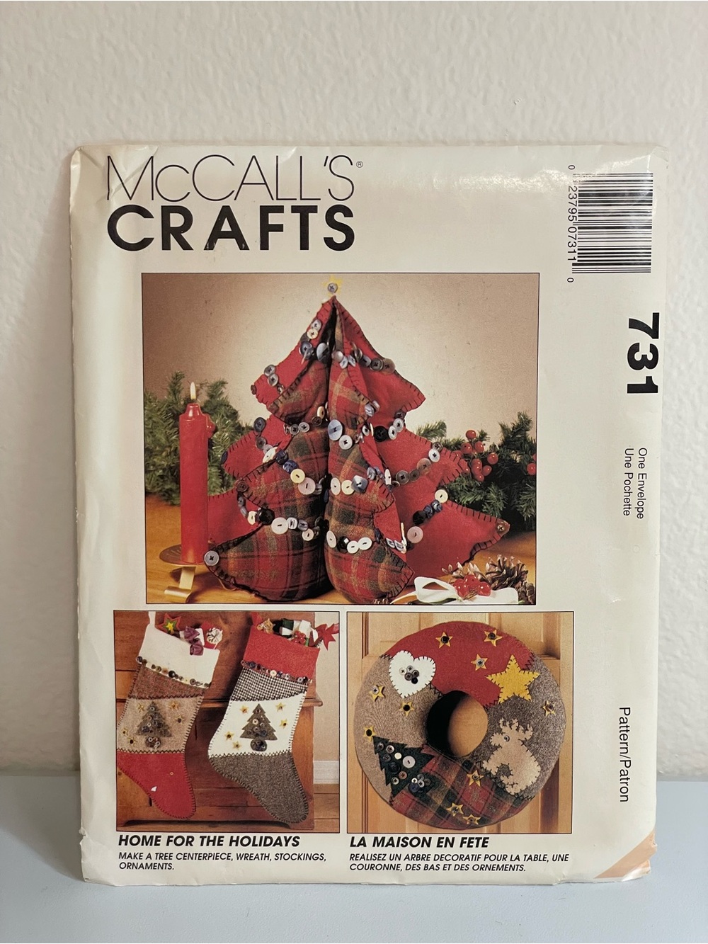Vintage McCall’s Christmas Craft Pattern 1995